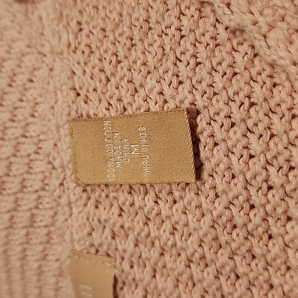 Kate Hill Light Pink Cotton Knit Sleeveless Top,  Sz Medium - Picture 6 of 7